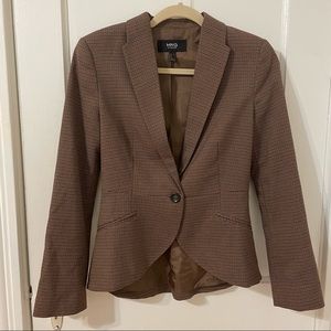 Mango Houndstooth Blazer